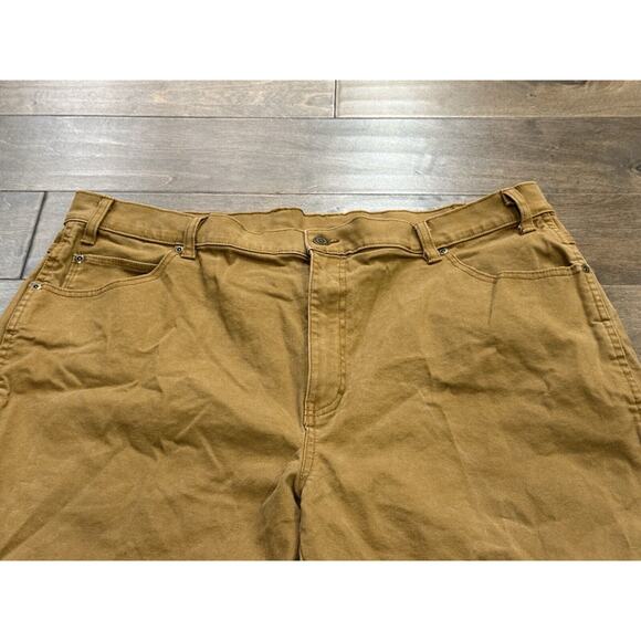 Dickies Mens Brown Duck Canvas Outdoors Workwear Shorts Size 40 - Picture 4 of 8